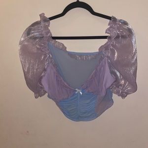 Princess style crop top